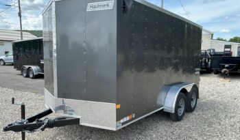 2025 HAULMARK PASSPORT DELUXE 7×14 ENCLOSED CARGO TRAILER-7,000 GVW 6’6″ INTERIOR, V-NOSE, ELECTRIC BRAKES AND BARN DOORS(PP714T2-D) full