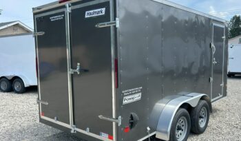 2024 HAULMARK PASSPORT DELUXE 7×14 ENCLOSED CARGO TRAILER-7,000 GVW 6’6″ INTERIOR, V-NOSE, ELECTRIC BRAKES AND REAR BARN DOORS(PP714T2-D) full