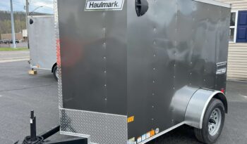 2024 HAULMARK PASSPORT DELUXE 5′ x 8′ ENCLOSED CARGO TRAILER-2,990 GVW V-NOSE, REAR RAMP DOOR(PP58S2-D) full