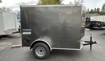 2024 HAULMARK PASSPORT DELUXE 5′ x 8′ ENCLOSED CARGO TRAILER-2,990 GVW V-NOSE, REAR RAMP DOOR(PP58S2-D) full