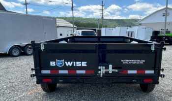 2025 BWISE/BRI-MAR 81.5″ x 12′ DUMP TRAILER-14,000 GVW COMBO GATE, RAMPS & D-RINGS (DT712LP-LE-14) full