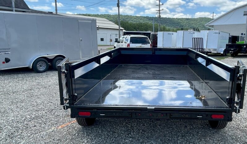 2025 BWISE/BRI-MAR 81.5″ x 12′ DUMP TRAILER-14,000 GVW COMBO GATE, RAMPS & D-RINGS (DT712LP-LE-14) full