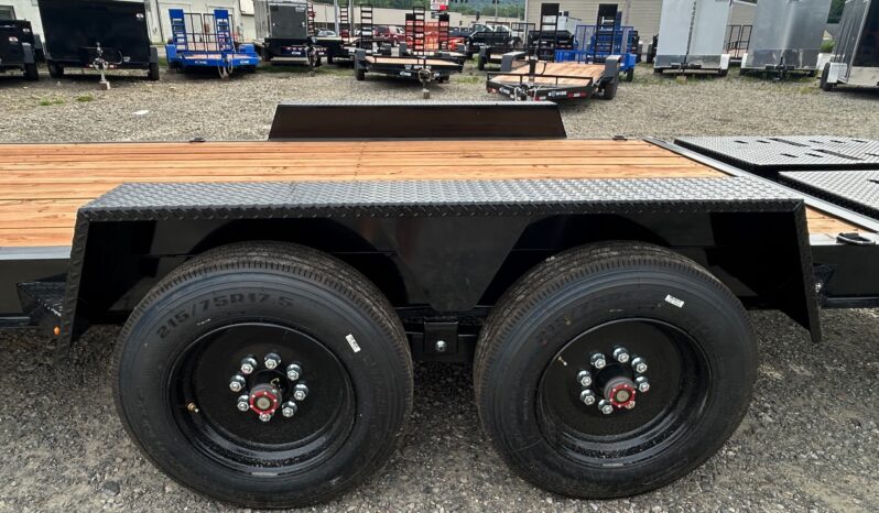 2026 BWISE 7×20-17.6k GVW EQUIPMENT TRAILER-ELECTRIC BRAKES AND FULL WIDTH RAMPS w/SPRING ASSIST (EF20-16HD) full