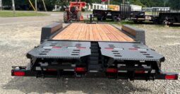2026 BWISE 7×20-17.6k GVW EQUIPMENT TRAILER-ELECTRIC BRAKES AND FULL WIDTH RAMPS w/SPRING ASSIST (EF20-16HD) full