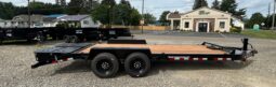 2026 BWISE 7×20-17.6k GVW EQUIPMENT TRAILER-ELECTRIC BRAKES AND FULL WIDTH RAMPS w/SPRING ASSIST (EF20-16HD) full