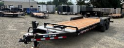 2026 BWISE 7×20-17.6k GVW EQUIPMENT TRAILER-ELECTRIC BRAKES AND FULL WIDTH RAMPS w/SPRING ASSIST (EF20-16HD) full