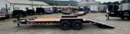 2026 BWISE 7×20-17.6k GVW EQUIPMENT TRAILER-ELECTRIC BRAKES AND FULL WIDTH RAMPS w/SPRING ASSIST (EF20-16HD) full