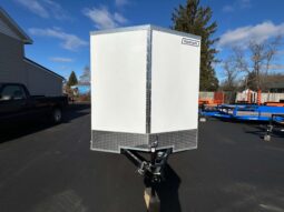 2026 HAULMARK PASSPORT DELUXE 7×16 ENCLOSED TRAILER-7k GVW-WHITE, 7′ INT, V-NOSE, ELECTRIC BRAKES AND RAMP DOOR (PP716T2-D)