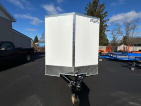 2026 HAULMARK PASSPORT DELUXE 7×16 ENCLOSED TRAILER-7k GVW-WHITE, 7′ INT, V-NOSE, ELECTRIC BRAKES AND RAMP DOOR (PP716T2-D)