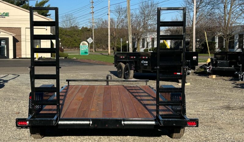 2026 BWISE / BRI-MAR 7×16 EQUIPMENT TRAILER-9,990 GVW ELECTRIC BRAKES AND ADJUSTABLE RAMPS (EH16-10ELE) full