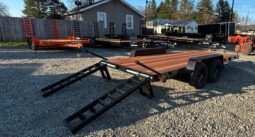 2026 BWISE / BRI-MAR 7×16 EQUIPMENT TRAILER-9,990 GVW ELECTRIC BRAKES AND ADJUSTABLE RAMPS (EH16-10ELE) full