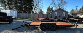 2026 BWISE / BRI-MAR 7×16 EQUIPMENT TRAILER-9,990 GVW ELECTRIC BRAKES AND ADJUSTABLE RAMPS (EH16-10ELE)
