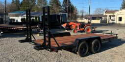 2026 BWISE / BRI-MAR 7×16 EQUIPMENT TRAILER-9,990 GVW ELECTRIC BRAKES AND ADJUSTABLE RAMPS (EH16-10ELE) full