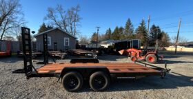 2026 BWISE / BRI-MAR 7×16 EQUIPMENT TRAILER-9,990 GVW ELECTRIC BRAKES AND ADJUSTABLE RAMPS (EH16-10ELE)