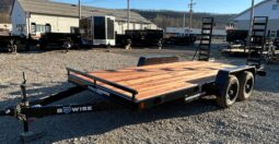 2026 BWISE / BRI-MAR 7×16 EQUIPMENT TRAILER-9,990 GVW ELECTRIC BRAKES AND ADJUSTABLE RAMPS (EH16-10ELE) full