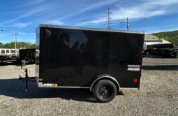 2026 HAULMARK PASSPORT DELUXE 5×10 ENCLOSED CARGO TRAILER-2,990 GVW V-NOSE, SINGLE SIDE SWING DOOR(PP510S2-D)