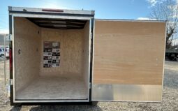 2026 HAULMARK PASSPORT DELUXE 5 x 10 ENCLOSED CARGO TRAILER-2,990 GVW V-NOSE, SINGLE SIDE SWING DOOR(PP510S2-D) full