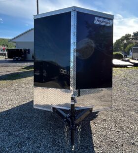 2026 HAULMARK PASSPORT DELUXE 5×10 ENCLOSED CARGO TRAILER-2,990 GVW V-NOSE, SINGLE SIDE SWING DOOR(PP510S2-D)