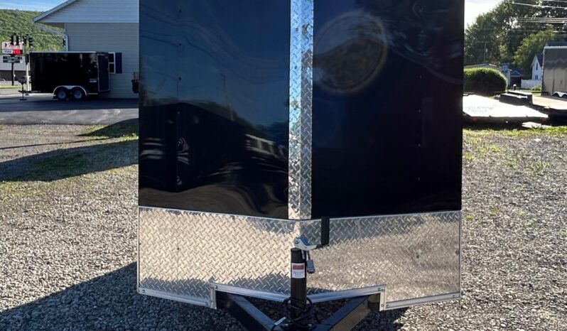 2026 Haulmark Passport Deluxe 5 x 10 Enclosed Cargo Trailer-2,990 GVW, 6’6″ Interior, V-Nose, Single Side Swing Door (PP510S2-D)-Black full