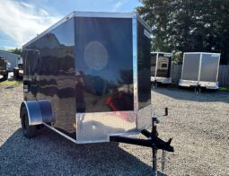 2026 HAULMARK PASSPORT DELUXE 5×10 ENCLOSED CARGO TRAILER-2,990 GVW V-NOSE, SINGLE SIDE SWING DOOR(PP510S2-D)
