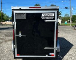 2026 Haulmark Passport Deluxe 5 x 10 Enclosed Cargo Trailer-2,990 GVW, 6’6″ Interior, V-Nose, Single Side Swing Door (PP510S2-D)-Black full