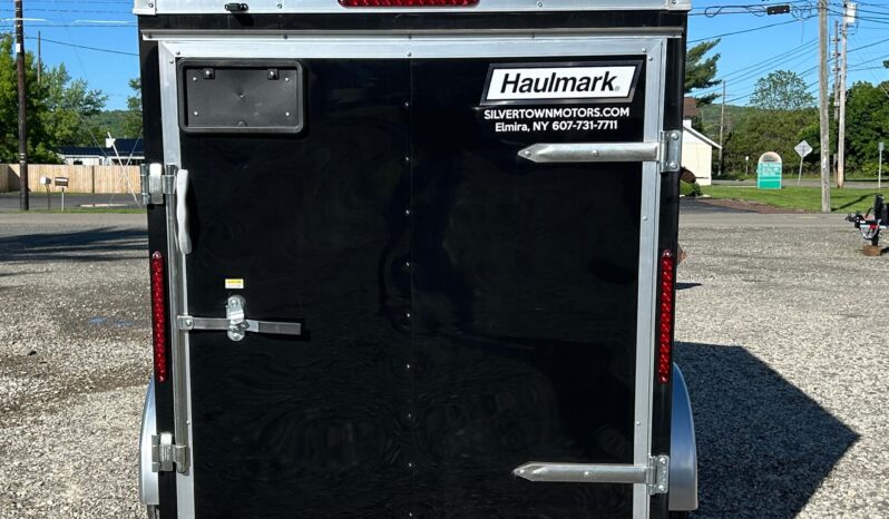 2026 Haulmark Passport Deluxe 5 x 10 Enclosed Cargo Trailer-2,990 GVW, 6’6″ Interior, V-Nose, Single Side Swing Door (PP510S2-D)-Black full