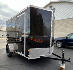 2026 HAULMARK PASSPORT DELUXE 5 x 10 ENCLOSED CARGO TRAILER-2,990 GVW V-NOSE, SINGLE SIDE SWING DOOR(PP510S2-D)