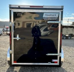 2026 HAULMARK PASSPORT DELUXE 5 x 10 ENCLOSED CARGO TRAILER-2,990 GVW V-NOSE, SINGLE SIDE SWING DOOR(PP510S2-D) full