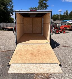 2027 7 X 14 Haulmark Passport Deluxe Enclosed Trailer-7,000 GVW, 7’0″ Interior, V-Nose, Ramp Door (PP714T2-D)-Gray full