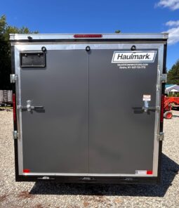 2027 7 X 14 Haulmark Passport Deluxe Enclosed Trailer-7,000 GVW, 7’0″ Interior, V-Nose, Ramp Door (PP714T2-D)-Gray