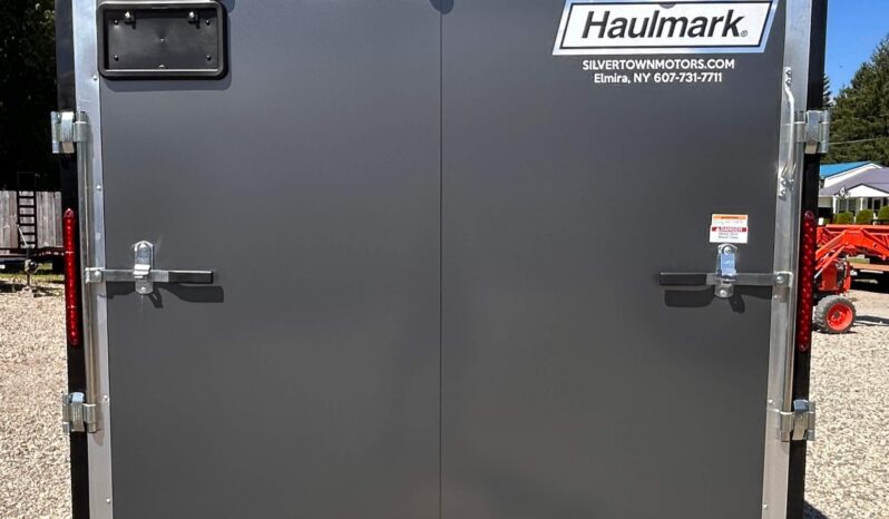 2027 7 X 14 Haulmark Passport Deluxe Enclosed Trailer-7,000 GVW, 7’0″ Interior, V-Nose, Ramp Door (PP714T2-D)-Gray full