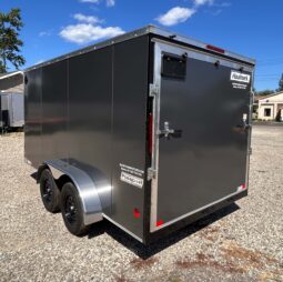 2027 7 X 14 Haulmark Passport Deluxe Enclosed Trailer-7,000 GVW, 7’0″ Interior, V-Nose, Ramp Door (PP714T2-D)-Gray
