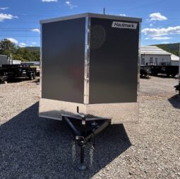 2027 7 X 14 Haulmark Passport Deluxe Enclosed Trailer-7,000 GVW, 7’0″ Interior, V-Nose, Ramp Door (PP714T2-D)-Gray full