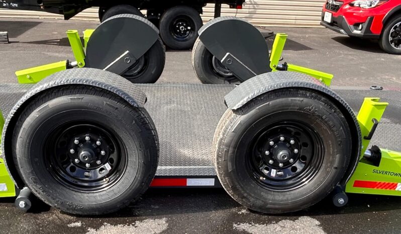 2027 BELMONT-FLATTRAK 7×22-14,000 LAY FLAT, TILT, DROP-DECK EQUIPMENT TRAILER w/HYDRAULIC JACK (FCH8022) full