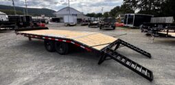 2027 BELMONT 8.5×20-14k DECKOVER EQUIPMENT TRAILER w/5′ SPRING ASSISTED LADDER RAMPS (DO920-14K) full