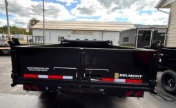 2027 BELMONT 7×14 LOW PROFILE DUMP TRAILER-14,000 GVW, 3 WAY COMBO GATE, RAMPS & D-RINGS (DLX8214-14K)