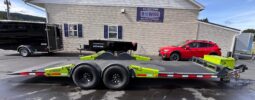 2027 BELMONT-FLATTRAK 7×22-14,000 LAY FLAT, TILT, DROP-DECK EQUIPMENT TRAILER w/HYDRAULIC JACK (FCH8022)
