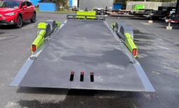 2027 BELMONT-FLATTRAK 7×22-14,000 LAY FLAT, TILT, DROP-DECK EQUIPMENT TRAILER w/HYDRAULIC JACK (FCH8022) full