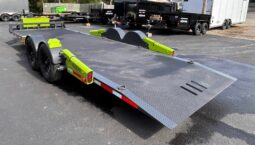 2027 BELMONT-FLATTRAK 7×22-14,000 LAY FLAT, TILT, DROP-DECK EQUIPMENT TRAILER w/HYDRAULIC JACK (FCH8022) full