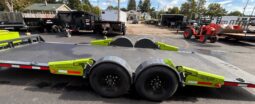 2027 BELMONT-FLATTRAK 7×22-14,000 LAY FLAT, TILT, DROP-DECK EQUIPMENT TRAILER w/HYDRAULIC JACK (FCH8022) full