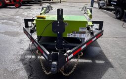 2027 BELMONT-FLATTRAK 7×22-14,000 LAY FLAT, TILT, DROP-DECK EQUIPMENT TRAILER w/HYDRAULIC JACK (FCH8022) full