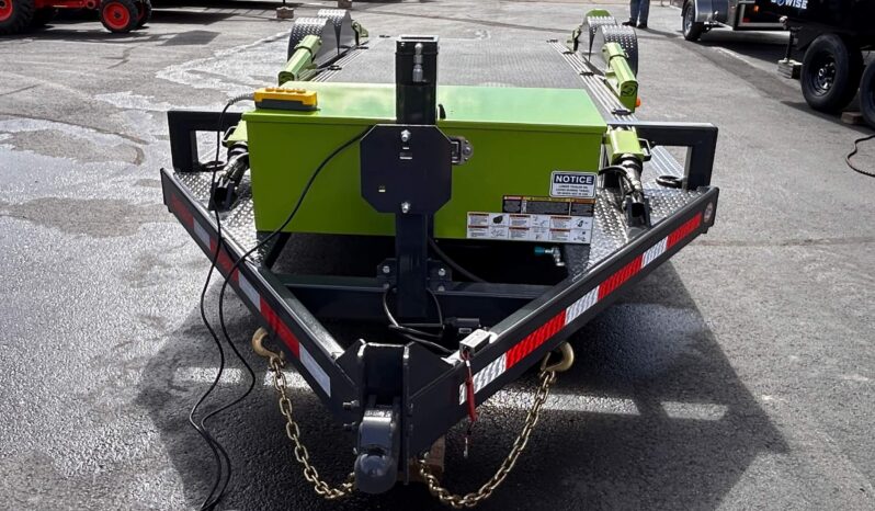 2027 BELMONT-FLATTRAK 7×22-14,000 LAY FLAT, TILT, DROP-DECK EQUIPMENT TRAILER w/HYDRAULIC JACK (FCH8022) full
