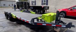 2027 BELMONT-FLATTRAK 7×22-14,000 LAY FLAT, TILT, DROP-DECK EQUIPMENT TRAILER w/HYDRAULIC JACK (FCH8022) full