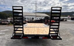 2027 BELMONT 8.5×20-14k DECKOVER EQUIPMENT TRAILER w/5′ SPRING ASSISTED LADDER RAMPS (DO920-14K) full