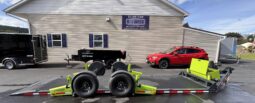 2027 BELMONT-FLATTRAK 7×22-14,000 LAY FLAT, TILT, DROP-DECK EQUIPMENT TRAILER w/HYDRAULIC JACK (FCH8022) full